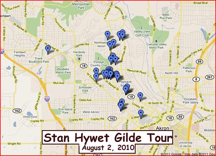 Glide Tour Map